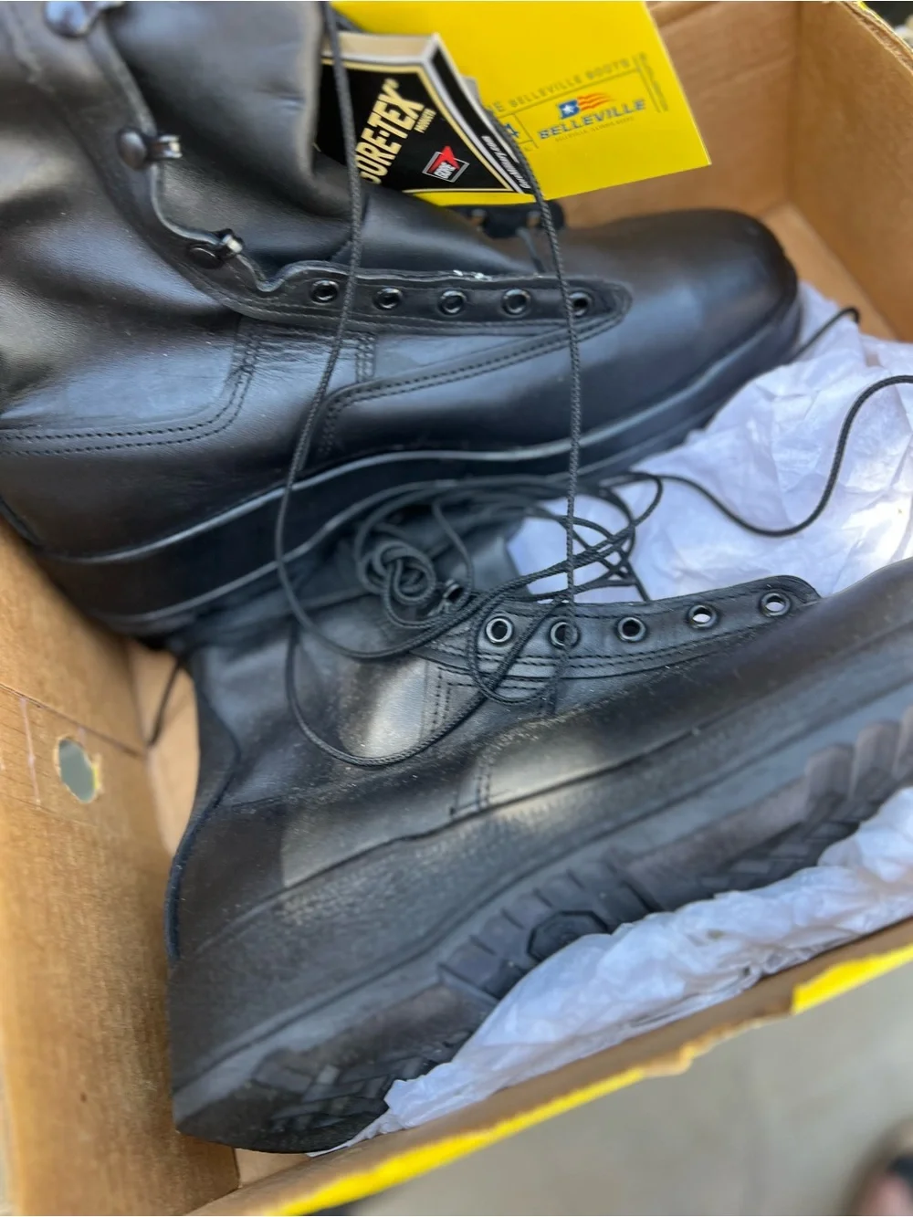 Belleville Men’s Black Leather Boots 800 ST